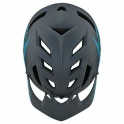 Casque VTT A1 Drone Gris / Bleu 2022 Troy Lee Designs 8 Casque VTT A1 Drone Gris / Bleu 2022 Troy Lee Designs -Accessoires Vélo Soldes casque vtt troy lee designs a1 drone gris bleu 2022 dessus