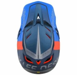 Casque VTT D4 Composite Mips Qualifier Bleu 2022 Troy Lee Designs -Accessoires Vélo Soldes casque vtt troy lee designs d4 composite mips qualifier bleu 2022 dessus