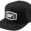 Casquette Enfant Icon Noir 100% -Accessoires Vélo Soldes casquette enfant 100 icon noir