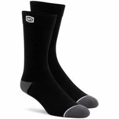 Chaussettes Solid Noir 100%