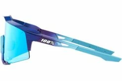 Lunettes De Soleil Speedcraft Bleu 100% -Accessoires Vélo Soldes lunettes de soleil 100 speedcraft bleu cote