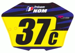 Autocollant épais De Plaque Avant Ventril Tangent