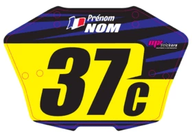 Autocollant épais De Plaque Avant Ventril Tangent 3 Autocollant épais De Plaque Avant Ventril Tangent