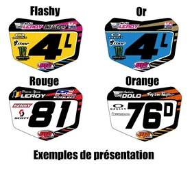 Plaque Avant Bmx START Mx Stickers 4 Plaque Avant Bmx START Mx Stickers – Image 2