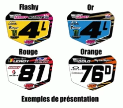 Plaque Avant Bmx PRO Mx Stickers