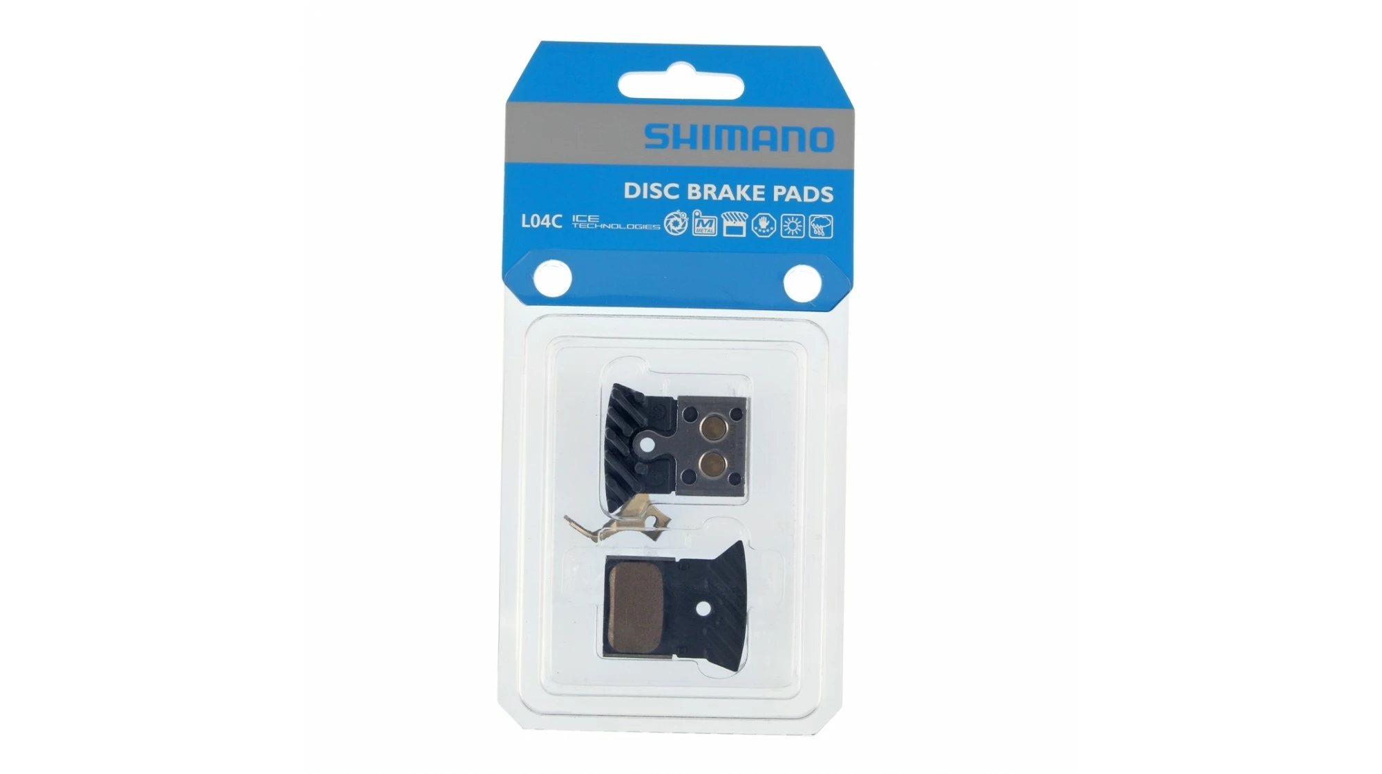 PLAQUETTES SHIMANO L04C METAL 3 PLAQUETTES SHIMANO L04C METAL