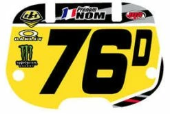 Autocollant épais De Plaque Avant The Mx Stickers