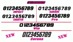 Autocollant épais De Plaque Insight Vision 2 3D Mini Mx Stickers -Accessoires Vélo Soldes styledenumero 053125300 0918 10112010 2