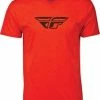 Tee Shirt Wing Rouge Fly Racing -Accessoires Vélo Soldes tee shirt fly wing rouge
