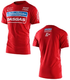 Tee Shirt Team Gasgas Rouge Troy Lee Designs