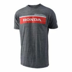 Tee Shirt Honda Team Wing Block Gris Troy Lee Designs